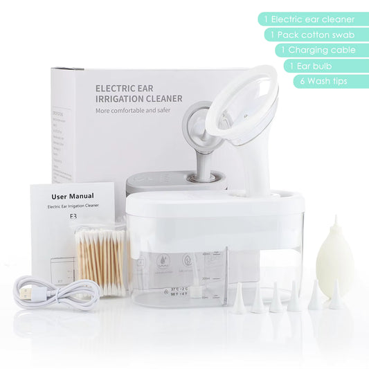 Electric Ear Water Cleaner Earwax Removal Irrigation Kit