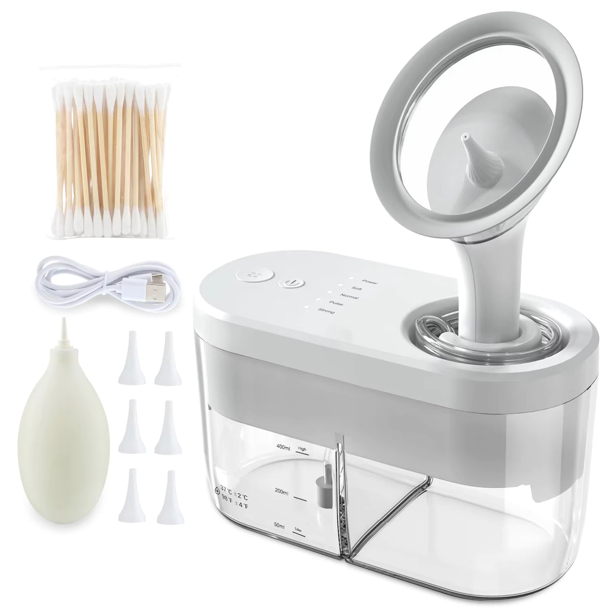 Electric Ear Water Cleaner Earwax Removal Irrigation Kit